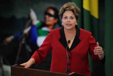 Brasiliens Präsidentin Dilma Rousseff setzt sich für eine Volksabstimmung über politische Reformen ein