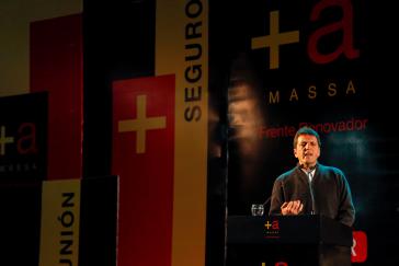 Sergio Massa von der Frente Renovador gilt als großer Sieger der Kongresswahlen in Argentinien