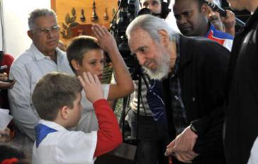 Kam am Sonntag auch zur Stimmabgabe: Fidel Castro