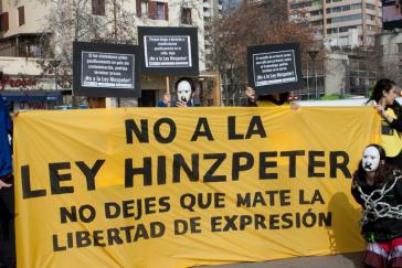 Protestaktion gegen das "Hinzpeter-Gesetz"