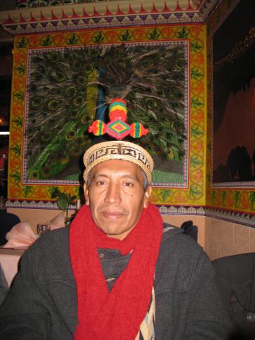 Óscar Guariyú. Präsident der indigenen Wayúu-Räte AACIWASUG.