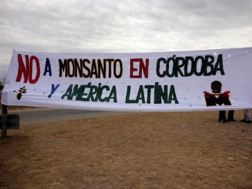 Die Ortschaft Malvinas Argentinas protestiert gegen den US-Konzern Monsanto