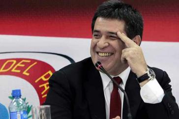 Der neu gewählte Präsident Paraguays, Horacio Cartes
