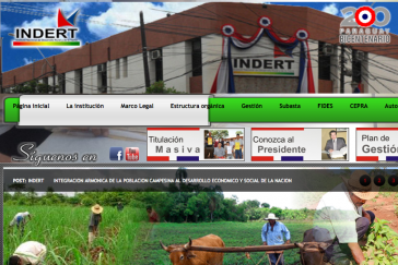 Homepage des Landinstituts INDERT: Ist die Institution in Stimmkauf verwickelt?