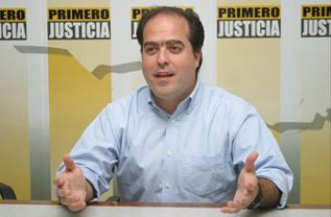 Ruft zu Protesten auf: Oppositionspolitiker Julio Borges