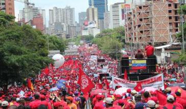 1.-Mai-Demonstration in Caracas 1.-Mai-Demonstration in Caracas