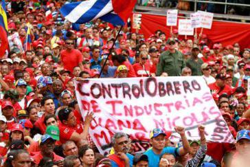 Diana-Arbeiter demonstrieren in Caracas
