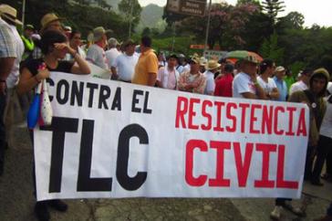 Der diesjährige Agrarstreik in Kolumbien richtete sich auch gegen das Freihandelsabkommen mit den USA