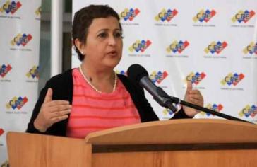 Die Präsidentin des CNE, Tibisay Lucena Die Präsidentin des CNE, Tibisay Lucena