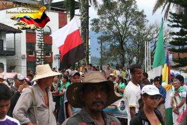Mobilisierung der Marcha Patriótica im Bundesstaat Putumayo am 20. Juli 2013 Mobilisierung der Marcha Patriótica im Bundesstaat Putumayo am 20. Juli 2013