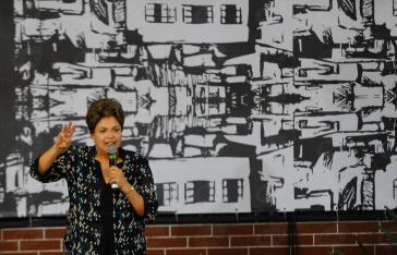 Verspricht ein gerechteres Brasilien: Präsidentin Dilma Rousseff kämpft um ihre Wiederwahl