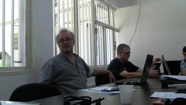 Der Kolumnist Altamiro Borges (li.) bei einem Blogger-Treffen in Brasilien