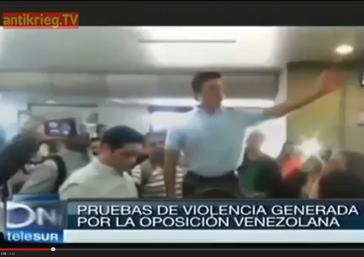 Der lateinamerikanische Nachrichtensender Telesur liefert eine Fülle von Reportagen zu Hintergründen der Ausschreitungen in Venezuela