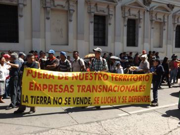 Die Proteste richteten sich auch gegen Bergbau- und Großprojekte transnationaler Unternehmen