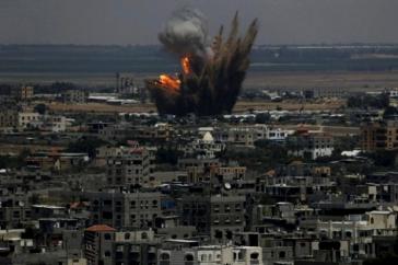 Die israelischen Streitkräfte haben nach Angaben der UNO seit Mitte Juni 700 Luftangriffe auf den Gaza-Streifen durchgeführt Die israelischen Streitkräfte haben nach Angaben der UNO seit Mitte Juni 700 Luftangriffe auf den Gaza-Streifen durchgeführt