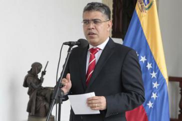 Venezuelas Außenminister Elías Jaua hatte beim Unasur-Gipfel eine formelle Klage gegen die USA präsentiert