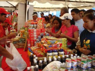 Subventionierter Supermarkt der Mercal-Kette in Venezuela