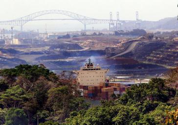 Der Streik der Bauarbeiter-Gewerkschaft Suntracs hat die Arbeiten an der Erweiterung des Panama-Kanals zum Erliegen gebracht
