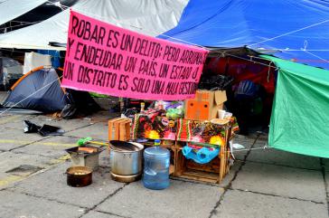 Erneut geräumt: Protestcamp der Lehrer in Mexiko-Stadt