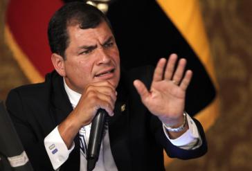 Präsident Correa kündigte bereits im Januar an, gegen die Präsenz von US-Militärs vorzugehen