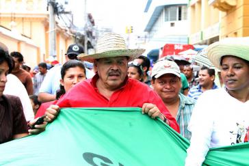 Der Abgeordnete der Partei LIBRE und Vorsitzende von Via Campesina in Zentralamerika, Rafael Alegría Der Abgeordnete der Partei LIBRE und Vorsitzende von Via Campesina in Zentralamerika, Rafael Alegría