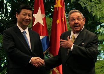 Kubas Präsident Raúl Castro und sein chinesischer Amtskollege Xi Jinping. Kuba hatte während seiner Celac-Präsidentschaft die Bildung des Forums mit China vorbereitet Kubas Präsident Raúl Castro und sein chinesischer Amtskollege Xi Jinping. Kuba hatte während seiner Celac-Präsidentschaft die Bildung des Forums mit China vorbereitet