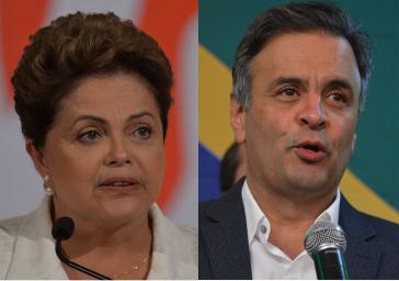 Dilma Rousseff und Aécio Neves