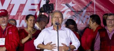 Geht fest von seinem Wahlsieg aus: FMLN-Kandidat Sanchez Ceren Geht fest von seinem Wahlsieg aus: FMLN-Kandidat Sanchez Ceren