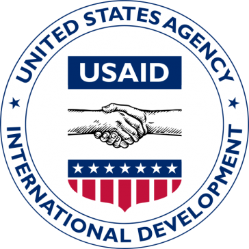 Das Logo der US-amerikanischen Agentur für internationale Entwicklung (USAID)