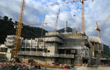 Die Bauarbeiten am Reaktor Angra 3 wurden bereits Ende 2014 gestoppt Die Bauarbeiten am Reaktor Angra 3 wurden bereits Ende 2014 gestoppt