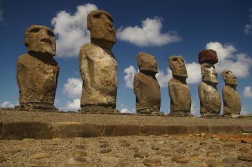 Moai-Statuen auf Rapa Nui