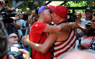 Circa 1.000 LGBT-Aktivisten haben sich an der Parade beteiligt