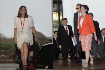 Die Leiterinnen der Gesprächsdelegationen: Josefina Vidal (Kuba, links) und Roberta Jackson (USA, rechts) Die Leiterinnen der Gesprächsdelegationen: Josefina Vidal (Kuba, links) und Roberta Jackson (USA, rechts)
