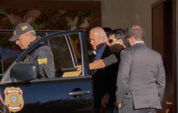 Ex-Kabinettschefs José Dirceu bei seiner Festnahme Anfang August