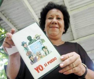 Die Begründerin des kubanischen Alphabetisierungsprogramms "Yo si puedo", Leonela Ines Relys