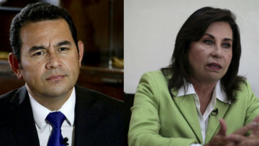 Zur Abstimmung stehen Jimmy Morales und Sandra Torres