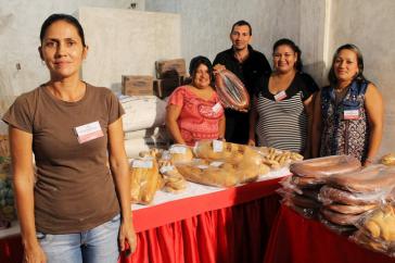 Bei der Eröffnung der Sozialistischen Bäckerei der Comuna "José Pío Tamayo" im Bundesstaat Lara