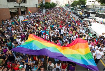 Demonstration für die LGBT-Rechte in Caracas Demonstration für die LGBT-Rechte in Caracas
