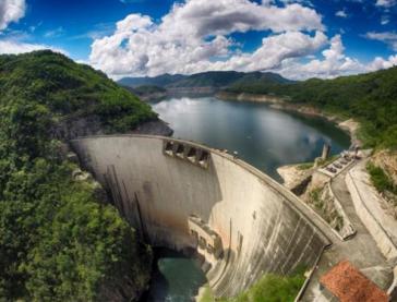 Stausee zur Stromgewinnung aus Wasserkraft in Honduras