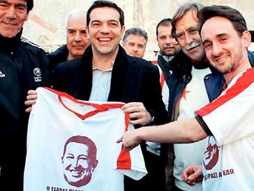 Alexis Tsipras bei seinem Venezuela-Besuch im Jahr 2013