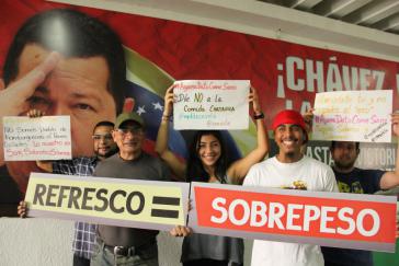Kampagne gegen Junkfood und Softdrinks - für gesunde Ernährung in Venezuela
