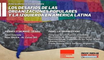 Mehrtätige Debatte über die Herausforderungen lateinamerikanischer Basisorganisationen in Buenos Aires.