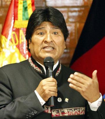 Boliviens Staatsoberhaupt Evo Morales will die Wirtschaft stärken
