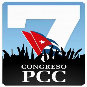 Logo des 7. Parteitags der PCC