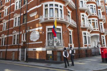 Die Botschaft von Ecuador in London: Hier lebt Julian Assange seit 2012 in politischem Asyl
