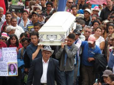 Berta Cáceres wurde in der Nach vom 2. auf den 3. März von Unbekannten in ihrem Haus erschossen