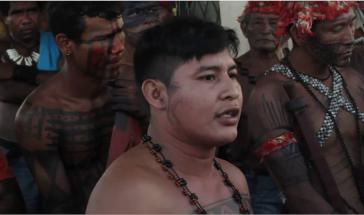 Indigene wehren sich seit Jahren gegen das Projekt. Hier mit einer Besetzung der Baustelle im Mai 2013
(Screenshot)