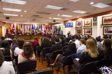 Anhörung beim Interamerikanischen Gerichtshof für Menschenrechte bei seiner 116. Sitzung in Costa Rica
