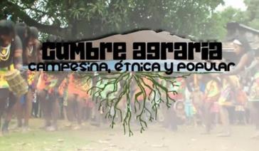 Sprecher des "Cumbre agraria campesina étnica y popular" fordern Sicherheitsgarantien vom Staat