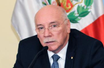 Der Außenminister von Paraguay, Eladio Loizaga